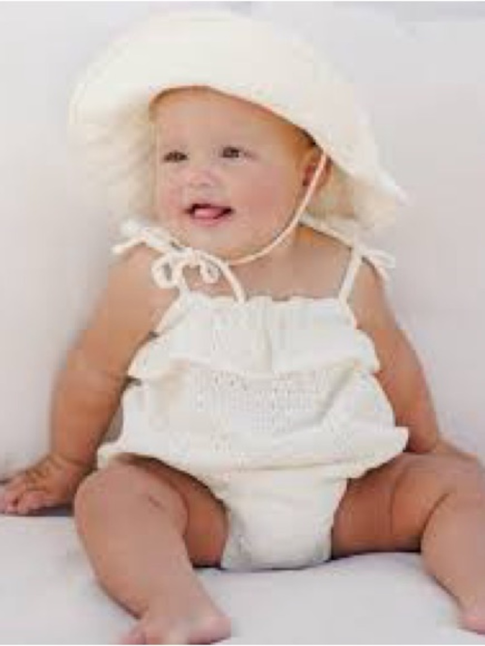 Rylee and cru little eyelet romper